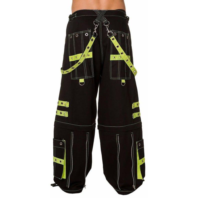 Denim Cyber Punk Chain Cargo Pants - Handmade Rave Trousers